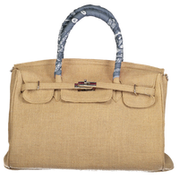 Birkin Style Jute Bag