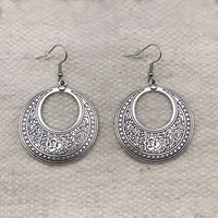 Boucles d'oreilles berbères Motifs floraux / Bijou Maroc / Bijoux bohème ethnique boho