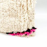 Housse de coussin berbère marocain Azilal à motifs colorés 60x40cm