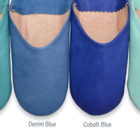 BABOUCHE Chaussons babouche marocains pour femmes faits à la main à partir de cuir biologique doux, peau de mouton, mules, mules, 30 couleurs FRAIS DE PORT GRATUITS !