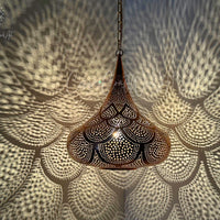 Moroccan Pendant Light, Handmade Copper Lamp