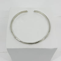 Bracelet jonc berbère gravé de motifs ethniques / Sud Maroc / bijou ethnique bohème