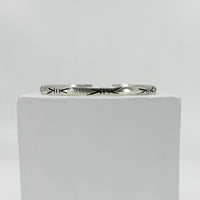 Bracelet jonc berbère gravé de motifs ethniques / Sud Maroc / bijou ethnique bohème