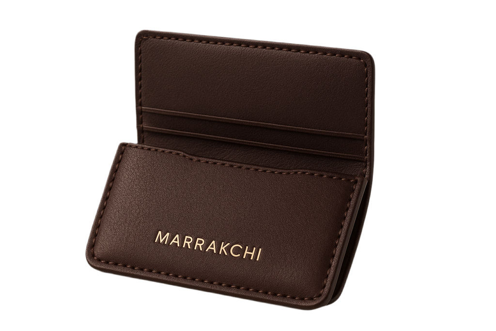 Porte cartes en cuir Marrakchi Zelijj