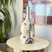 Vase artisanal bouteille amazigh