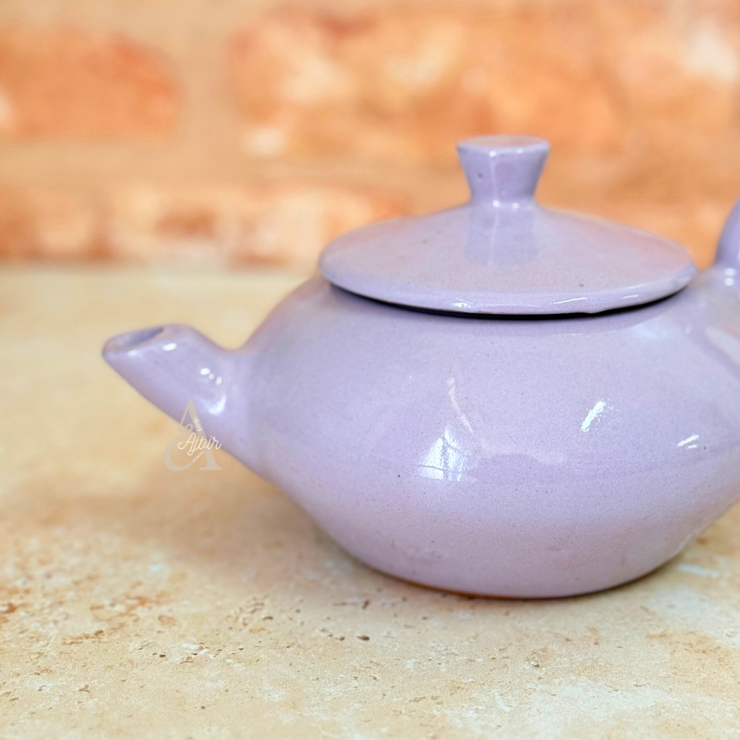 Théière en céramique émaillée