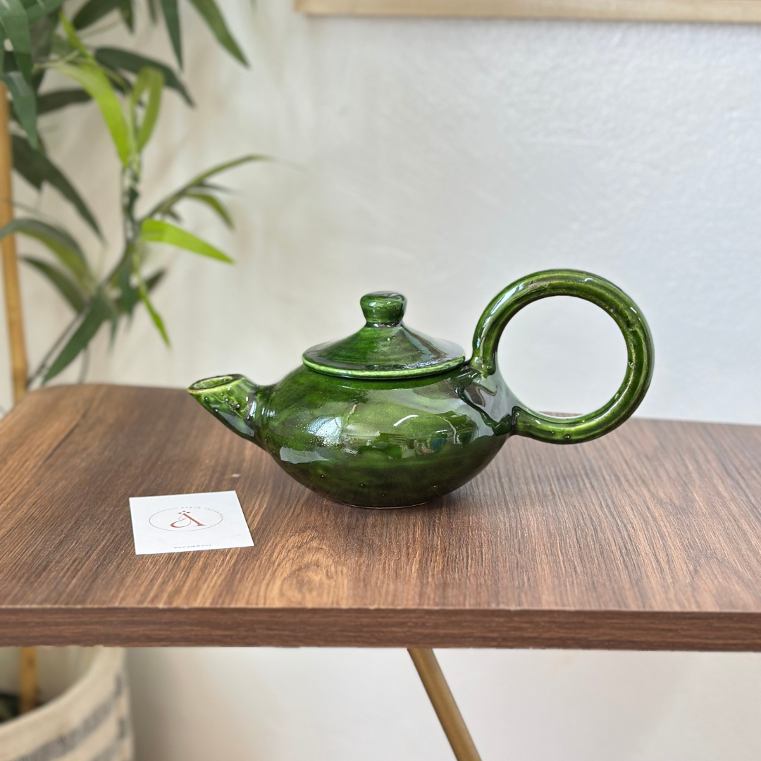 Théière en céramique émaillée