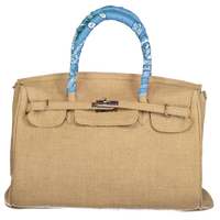 Birkin Style Jute Bag