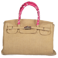 Birkin Style Jute Bag