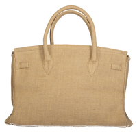 24H Birkin Style Jute with Smiley