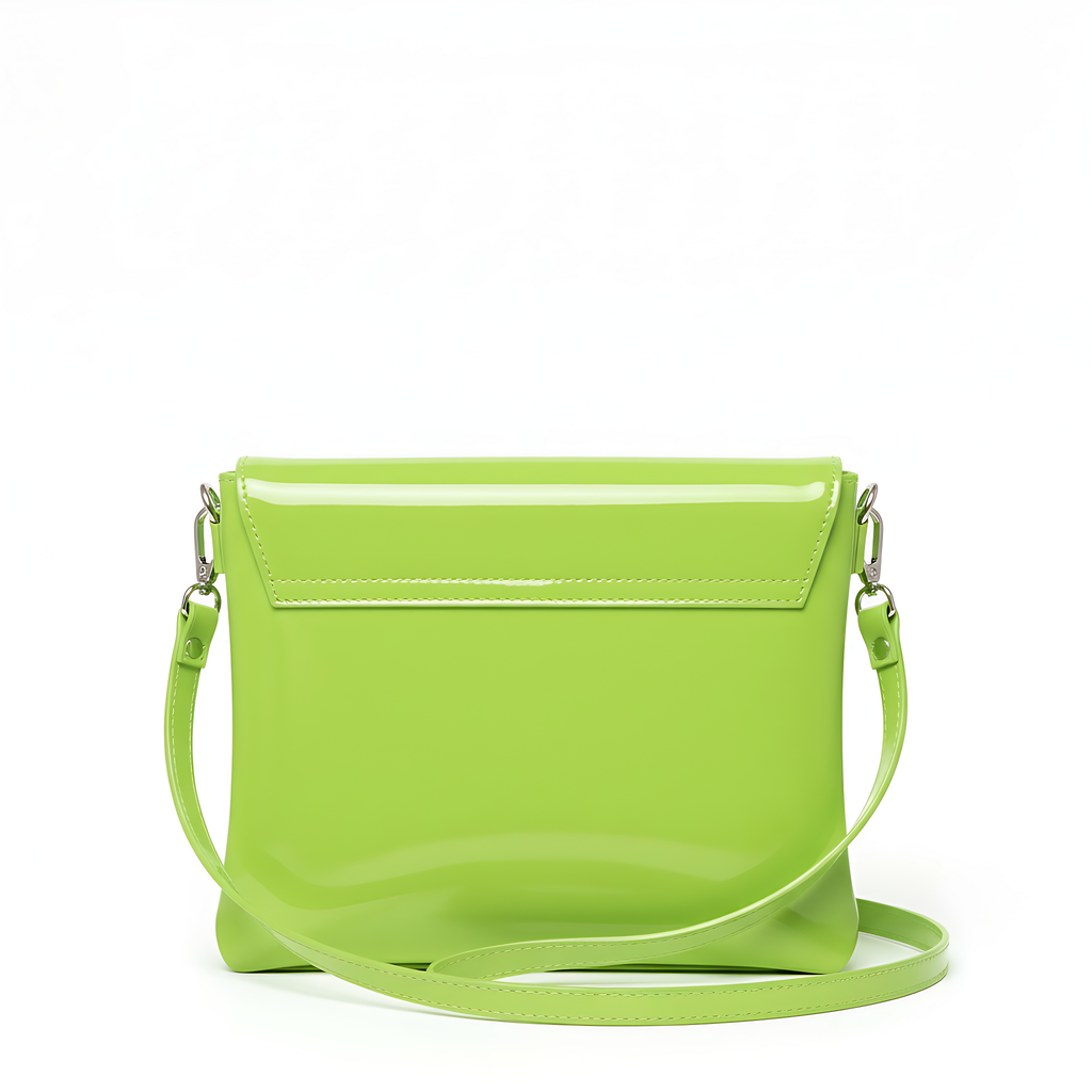 MARRAKCHI Pochette  en cuir vert néo