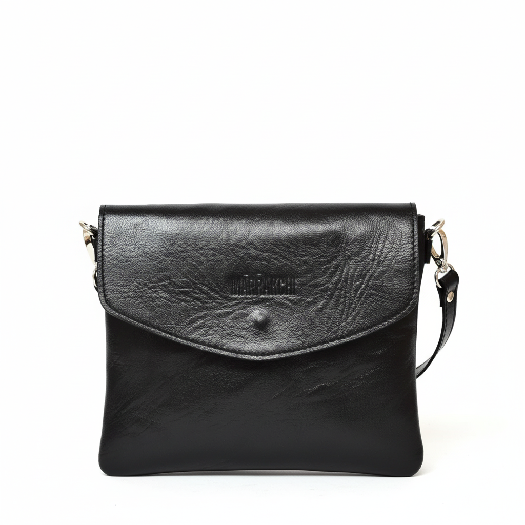 MARRAKCHI  Pochette en cuir Noir