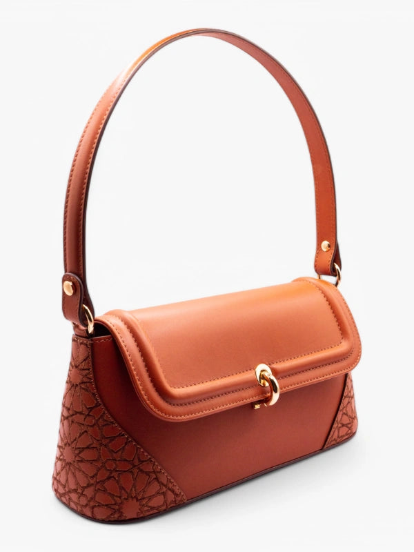 ZAYNA Cognac et MarronZAYNA Cognac et Marron