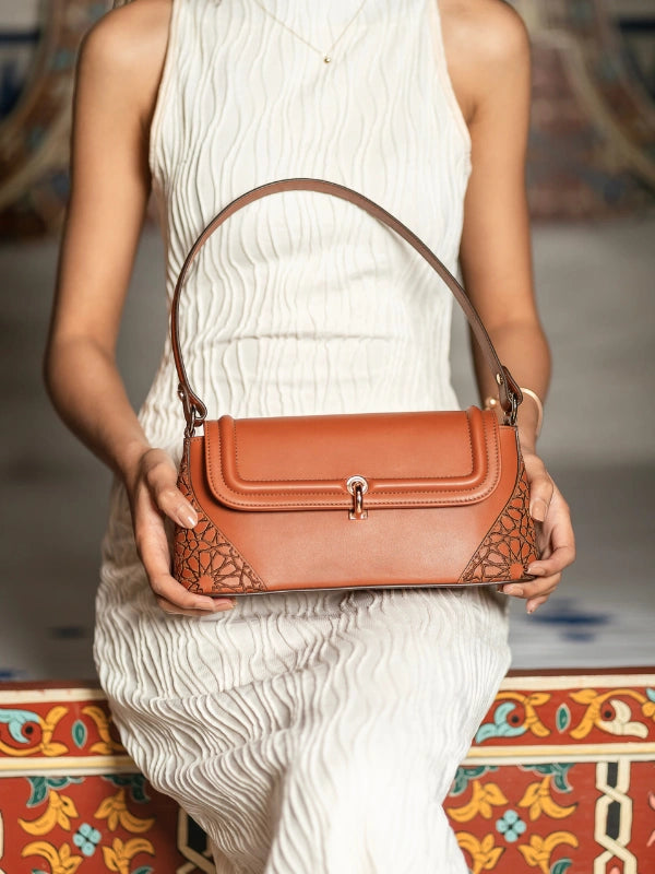 ZAYNA Cognac et MarronZAYNA Cognac et Marron