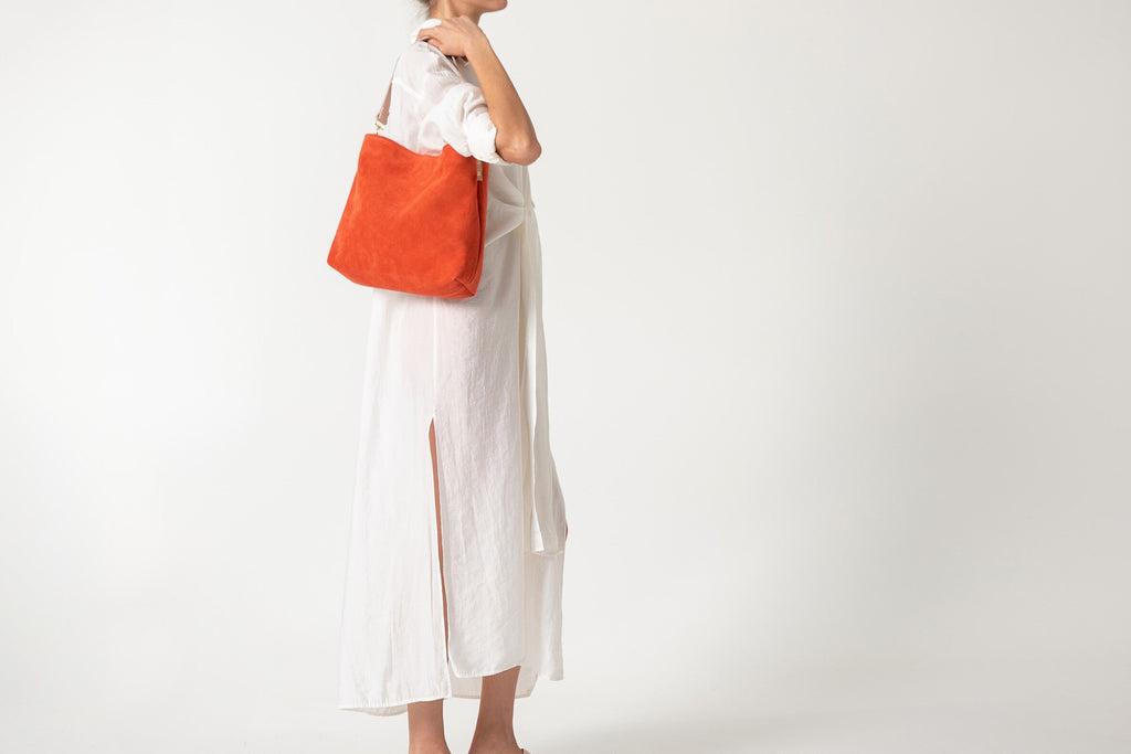Sac hobo en cuir : sac à bandoulière fait main