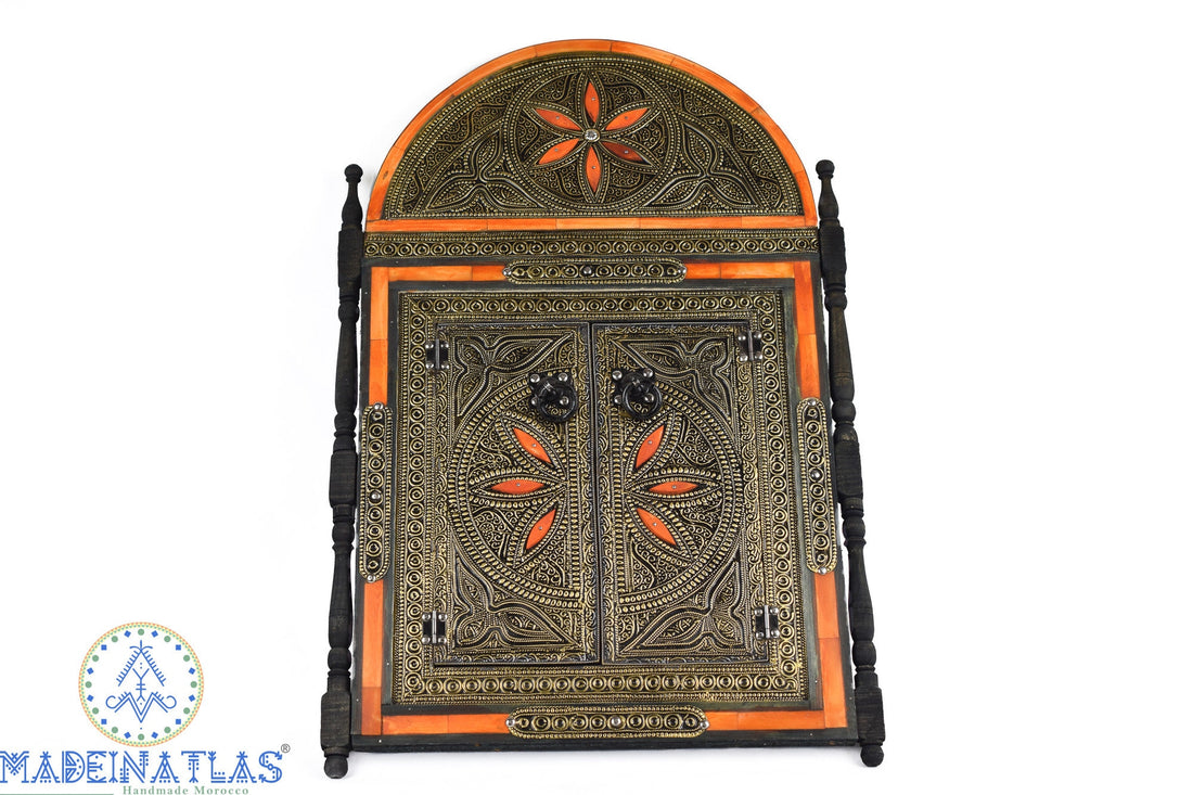 Miroir Marocain, Miroir Arqué, Miroirs en Métal, Miroir Painting, Miroir en Incrustation D'OS, Miroir Bohème, Miroir Encadré, Tentures Murales 