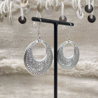 Boucles d'oreilles berbères Motifs floraux / Bijou Maroc / Bijoux bohème ethnique boho