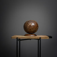 MINIMAL No.1 - Lampe de table, Veilleuse, Lampe gourde, Abat-jour marocain turc, lampe de bureau, Lampe turque, lampe champignon, Lampe de chevet marron