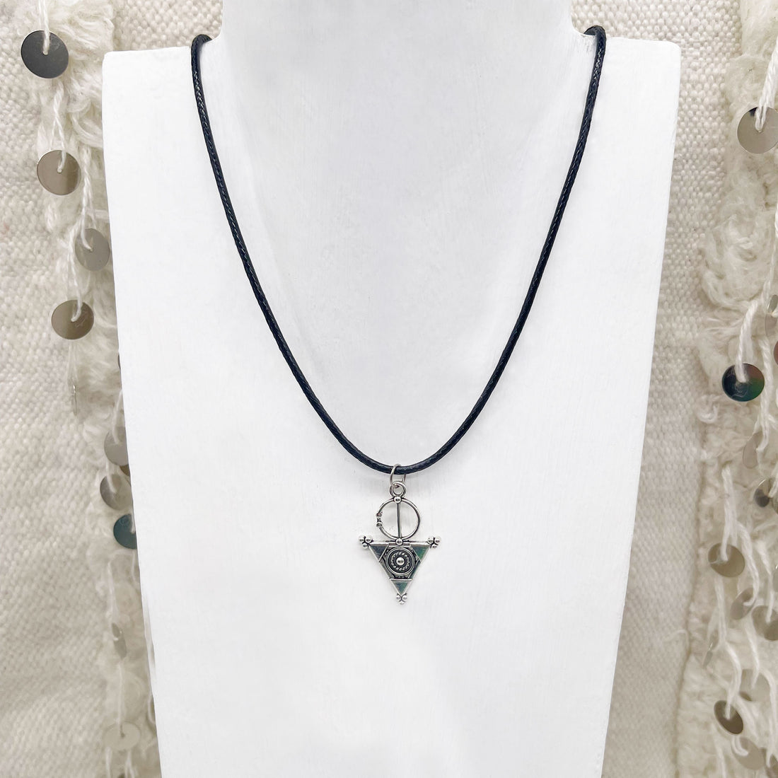 Collier berbère fibule / Sud Maroc / bijou ethnique bohème