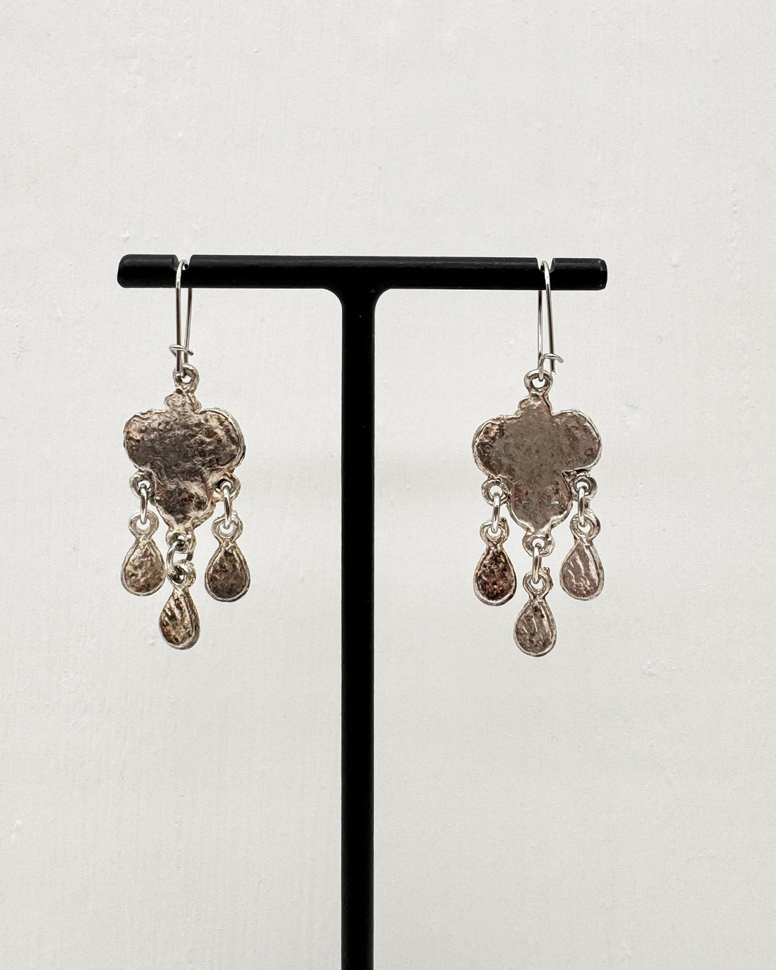 Boucles d'oreilles berbères with cabochons in résine rouge / Bijou Maroc / Bijoux bohème ethnique boho 