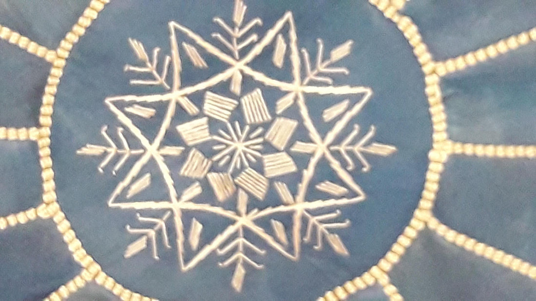 POUF bleu marocain bohème avec surpiqûres blanches, pouf en cuir, pouf ottoman, pouf marocain, pouf maroquin, ottomane marocaine non rembourrée