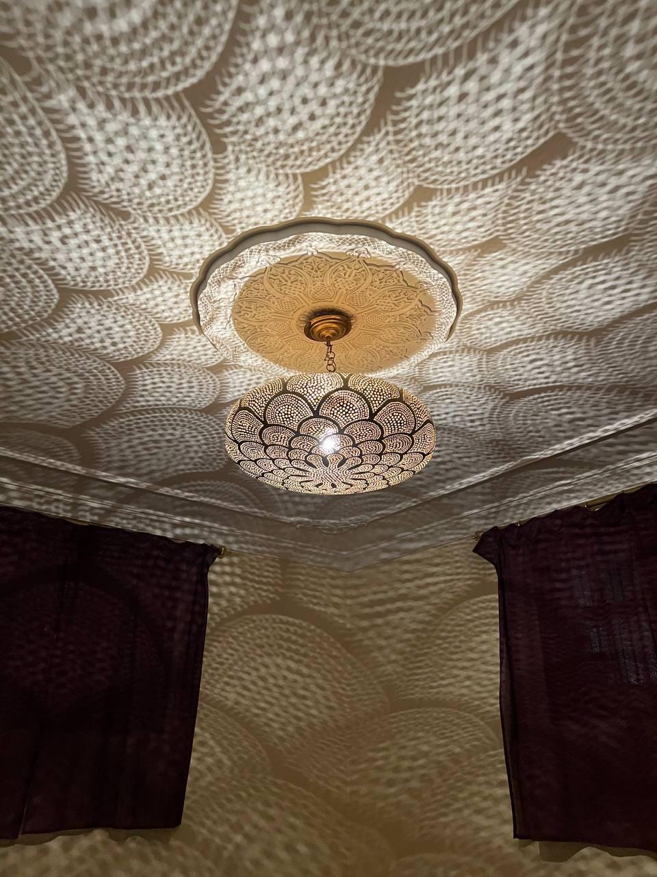 Suspension marocaine, lampe marocaine