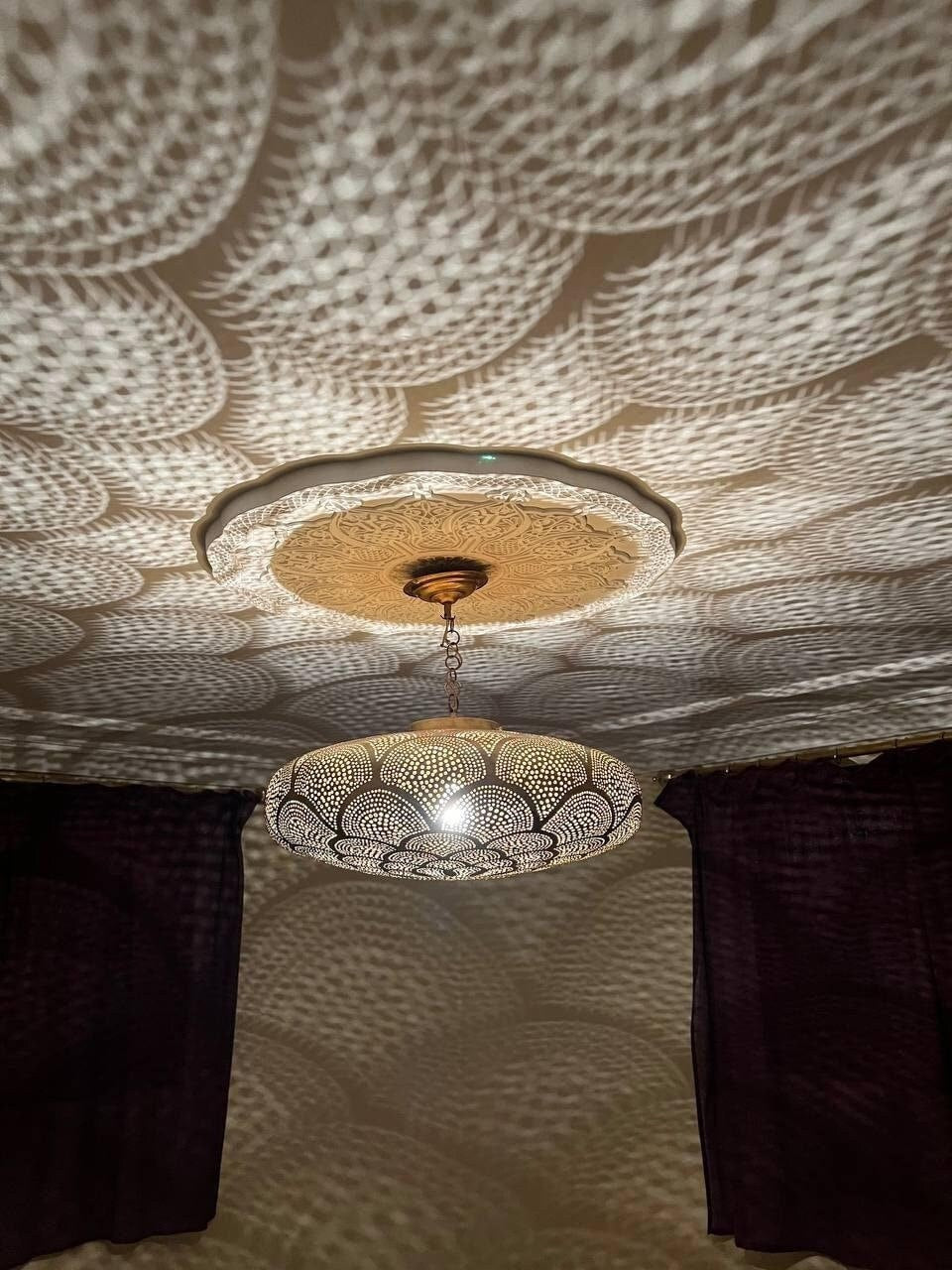 Suspension marocaine, lampe marocaine