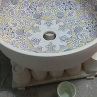 Lavabo marocain fait main