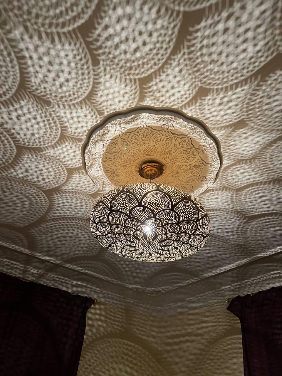 Suspension marocaine, lampe marocaine