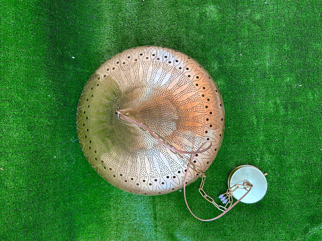Moroccan Brass Pendant Lamp, Pendant Lamp