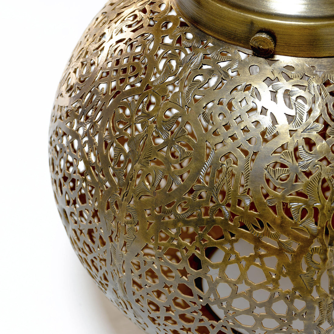 Aufhängung, handwerklich, marokkanisch und weiß | Rustikaler handwerklicher Plafonnier für die Innendekoration 