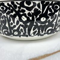 Lavabo noir de salle de bain moderne pour plan de toilette - Lavabo de salle de bain en céramique noire fabriqué à la main - Lavabo artistique pour meuble-lavabo ou plan de travail