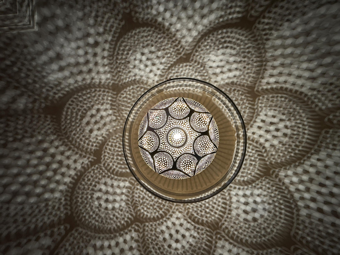 Suspension marocaine en laiton faite main