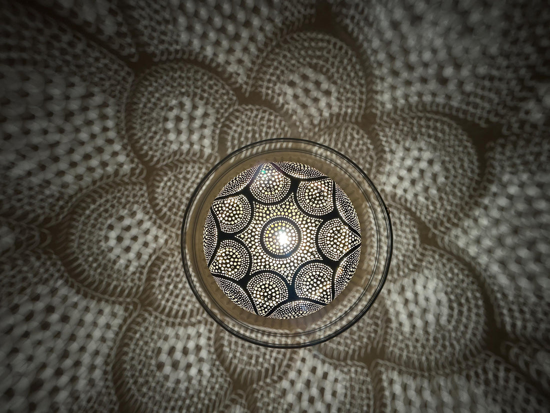 Suspension marocaine en laiton faite main