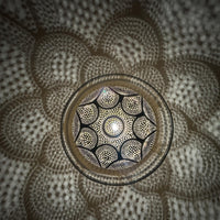 Suspension marocaine en laiton faite main