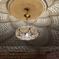 Suspension marocaine en laiton faite main