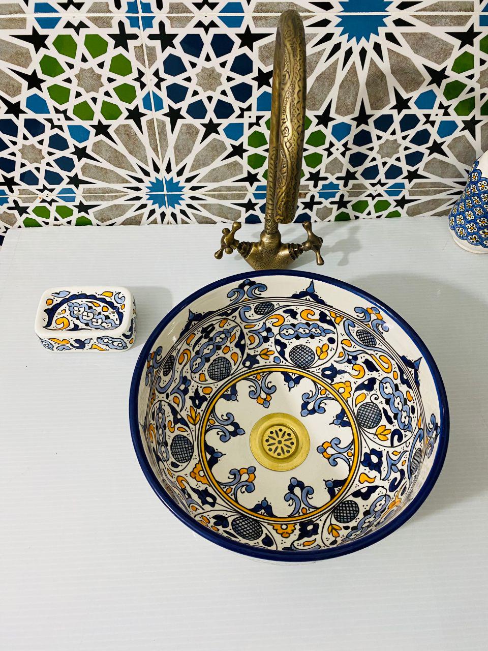 Lavabo marocain fait main