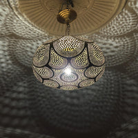 Suspension marocaine en laiton faite main