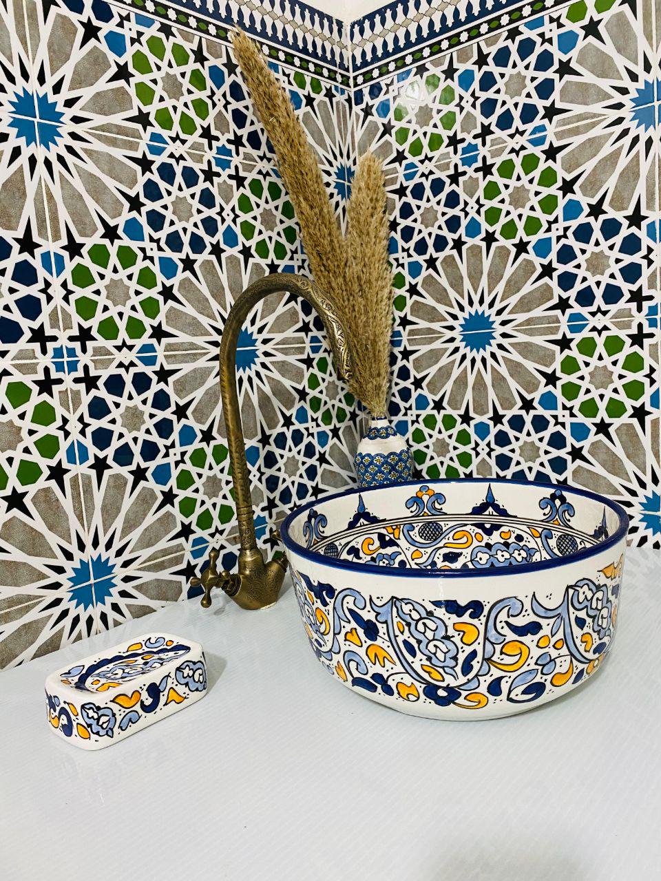 Lavabo marocain fait main