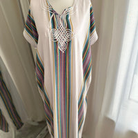 Gandoura marocaine blanche