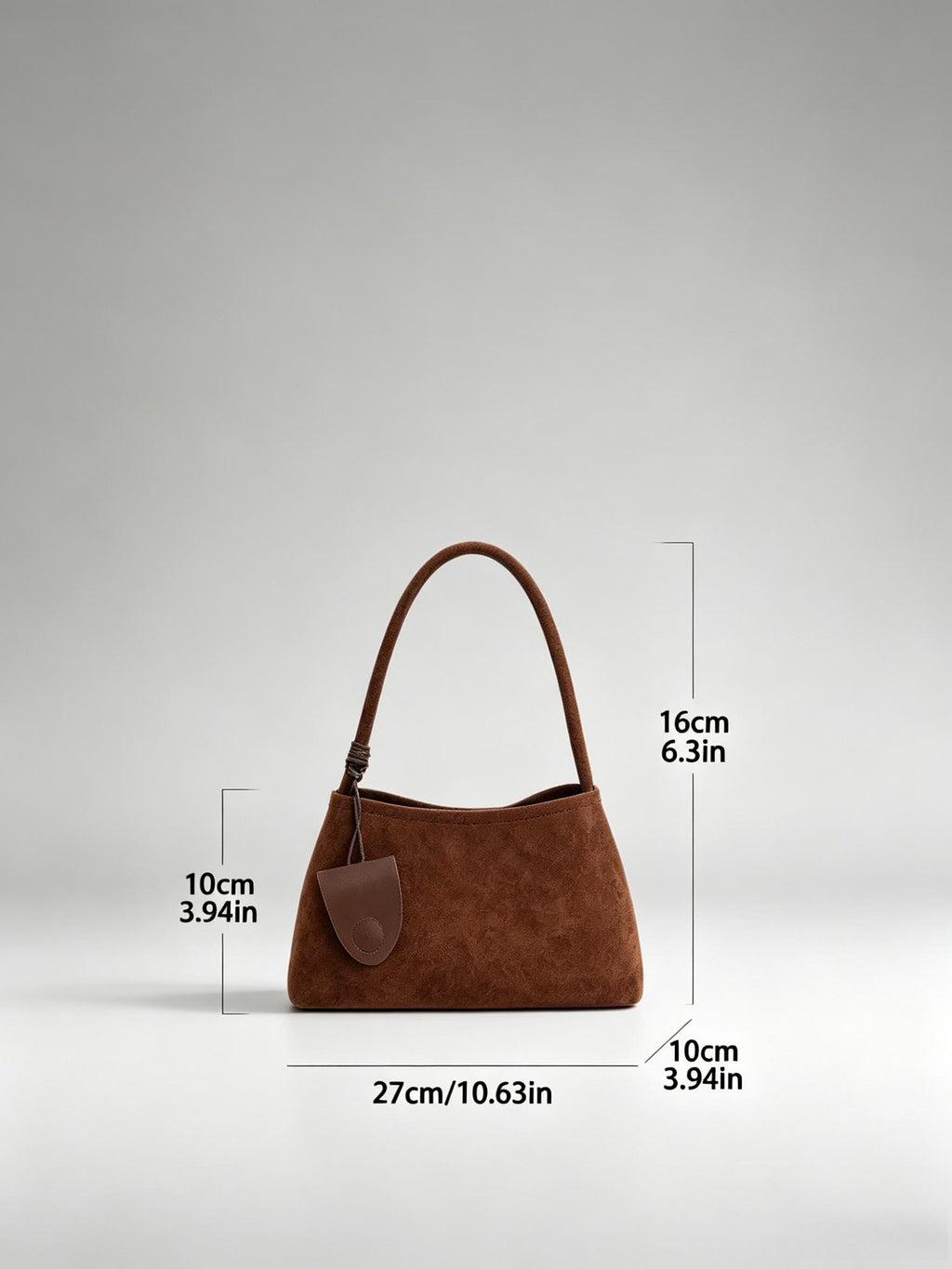 Sac à bandoulière hobo en daim vintage