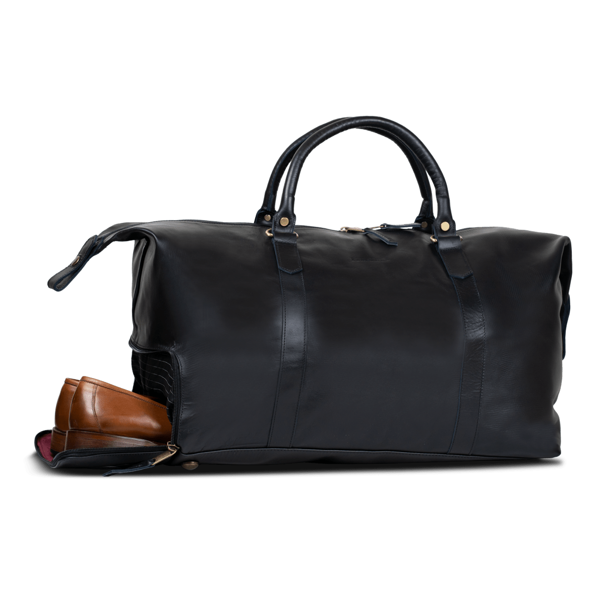 Imperial Essence: Sac de Voyage - Cuir Noir