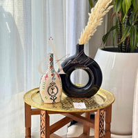 Vase artisanal bouteille amazigh