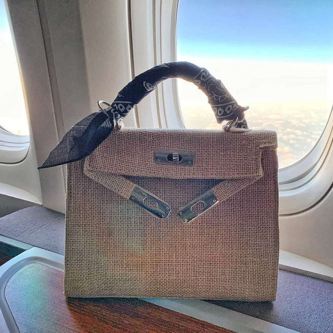 Mini K Style Jute Bag