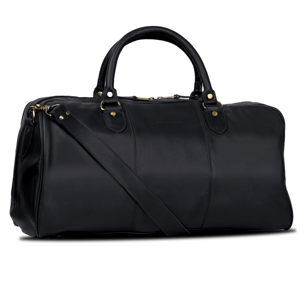 The Aristocrat: Sac de Voyage - Cuir Noir