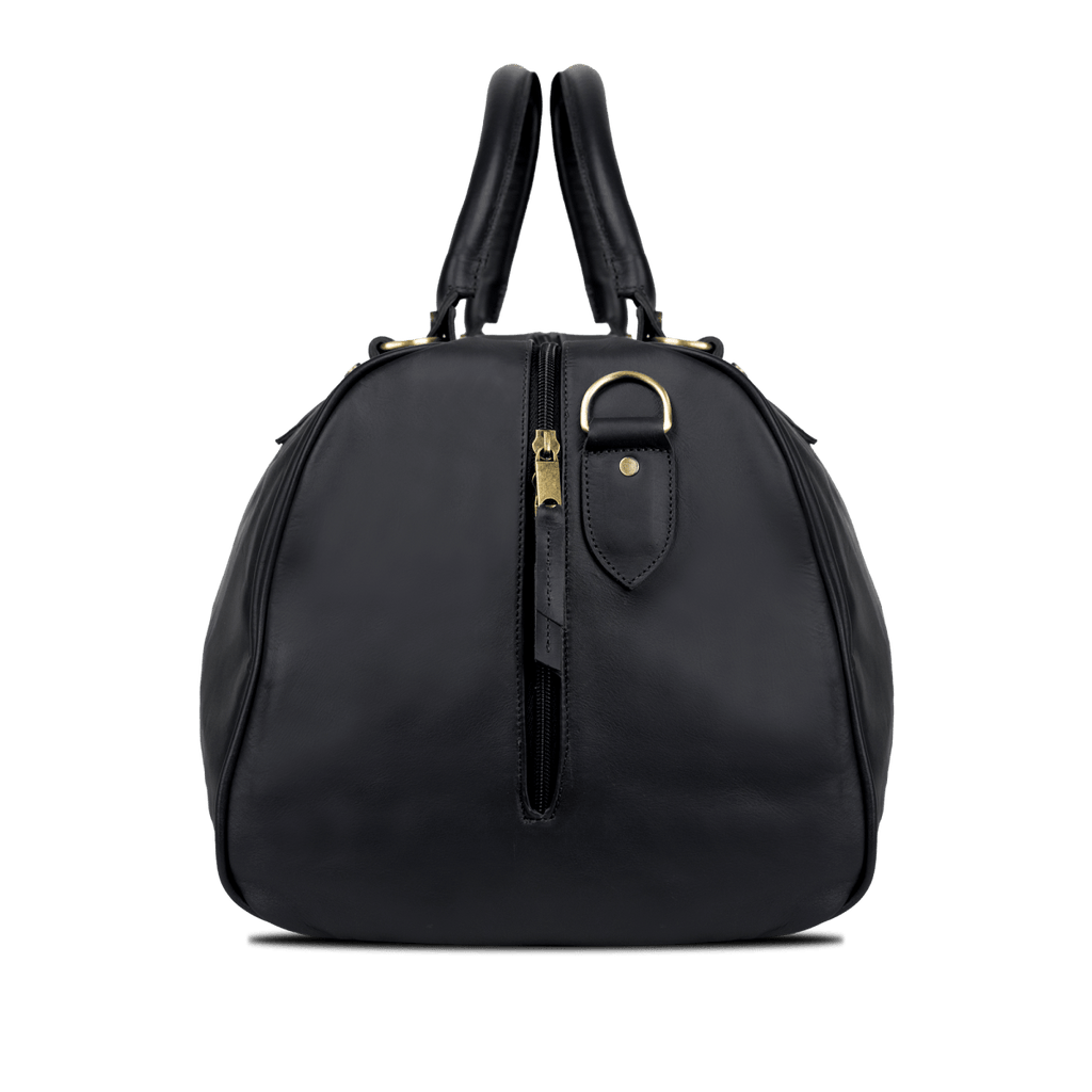 The Aristocrat: Sac de Voyage - Cuir Noir
